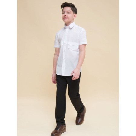 Surchachka upper for boys, height 128 cm, white color-5