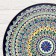 Largan Rishtan ceramics "Patterns", 42 cm, Blue Mix