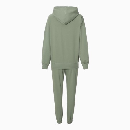 Women's costume (sweatshirt/pants), green color, size S (42)-5