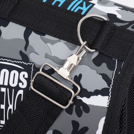Bag - Animal Carriage "Camouflage", gray, size L, 53 x 21 x 29 cm-4