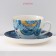 Service Porcelain Tea Dolyana "Star Night", 12 objects: 6 cups 250 ml, 6 saucer d = 15 cm
