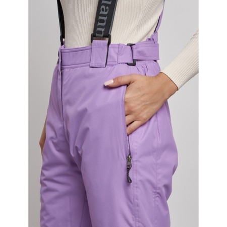 Semi -combinezone ski insulated female winter, size 42, purple color-12