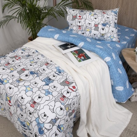 Bed linen 1.5 joint venture "Tear", size 145x215 cm, 143x215 cm, 50x70 cm-2