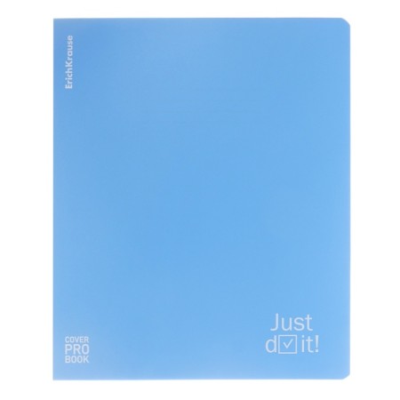 Notebook of 48 sheets in the Erichkrause CoverProbook Symbol cage, with a plastic cover, blue,-2