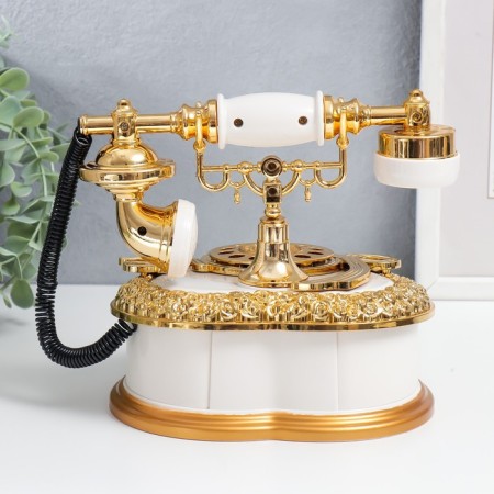 Musical Mechanical Casket "Phone" 16.5xx20x18 cm-3