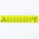 Plastic line 15 cm "Emoji", with a multiplication table, neon case