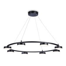 Светильник светодиодный подвесной с пультом Ambrella light, LineTech, FL51763, 9хLED, 67 Вт, 5025Lum, 3000-6400К, цвет чёрный