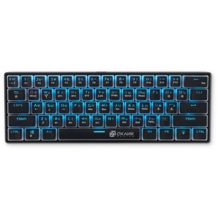 Keadlid K763W Mechanical Black USB wireless BT/Radio Multimedia for Gamer L 106689-5