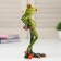 Souvenir Polystone Lak "Frog with a glass of wine" 15.5x7.5x8.3 cm