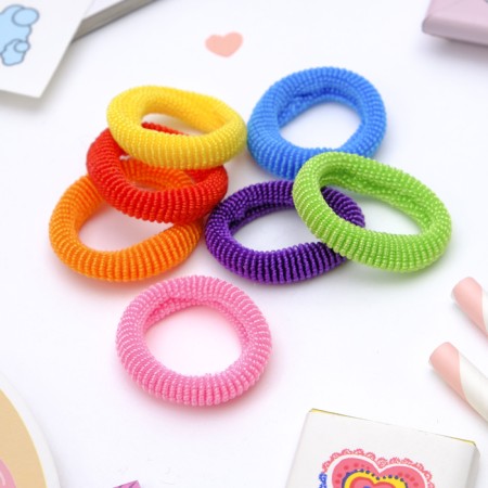 Hair elastic band "Mahrushka" (set of 76 pcs) 3.5 cm, multi -flow-1
