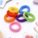 Hair elastic band "Mahrushka" (set of 76 pcs) 3.5 cm, multi -flow