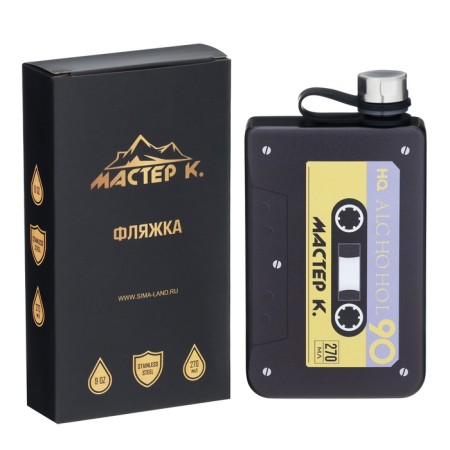 Alcohol alcohol flask, stainless steel, gift, 270 ml, 9 oz-2