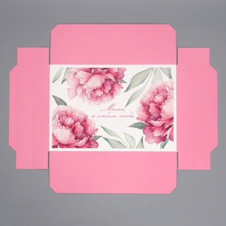 Gift folding box, packaging, “beloved mother”, 30 x 20 x 9 cm-5