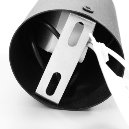 Lamp "Saturn" LED 11W 3000k black chrome 11x10x11-110cm Bayerlux-6