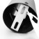 Lamp "Saturn" LED 11W 3000k black chrome 11x10x11-110cm Bayerlux