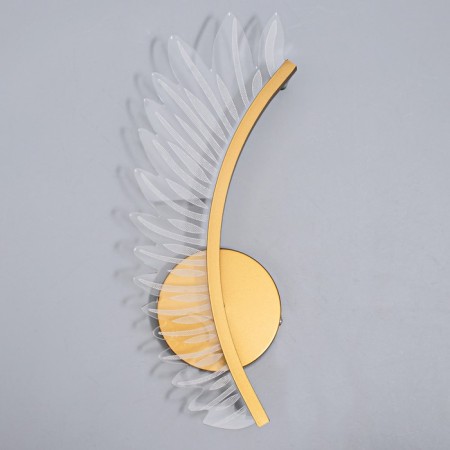 Bra "Wing" LED 12W 3000-6000k gold 40x12x10cm-6