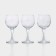 A set of glass glasses for red wine Bistro, 220 ml, 3 pcs