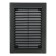 Ventilation grate "Vento" 1825VR, 180x250 mm, with a grid, detachable, graphite