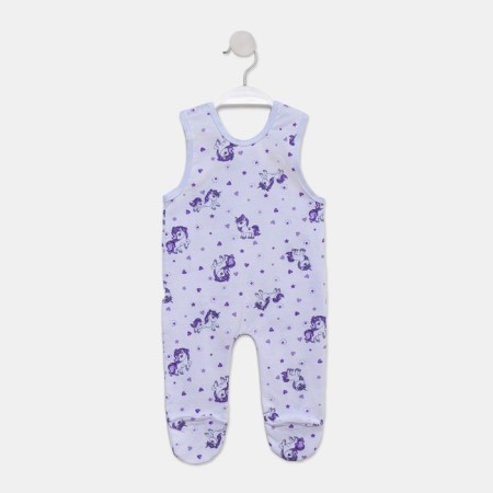 Long baby sliders, white/purple color, height 68 cm-2