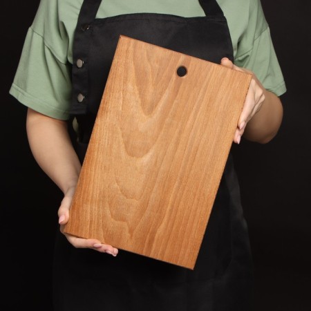 Deflining board with a Magistro hole, a whole beech array, 30 × 20 × 2.2 cm