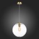 STL LUCE Sus. SL1056.233.01. Noor. 1x60 W, E27, 35x35x33 cm, gold color