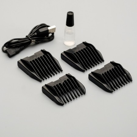 Ceramic blade haircut machine, knife adjustment, USB charging-5