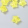 Busina Plastic for the creativity "Star. Stone ice" transparent yellow 1.3x2.6x2.6 cm