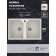 Aperwood Economwood Autonous Autonomous Office, oval, color 001 White matte