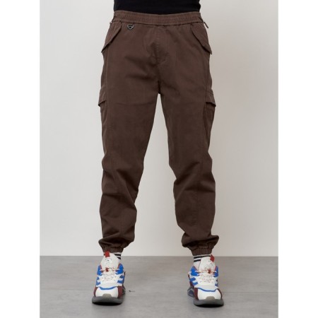 Cargo jeans men, size 46-48, brown color-3