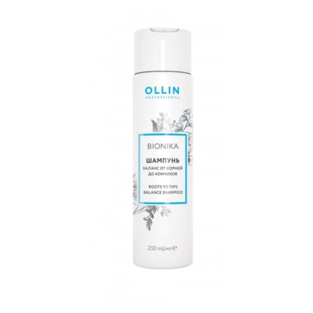 Hair shampoo OLLIN Professional Bionika "Balance from roots to tips", 250 ml