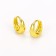 Xuping-ring earrings volume, d = 1.1 cm, color gold