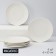 A set of plates of dessert porcelain Magistro Lofty, 6 objects: D = 20 cm, white color