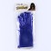 Carnival accessory- gloves, blue metallic color, artificial leather