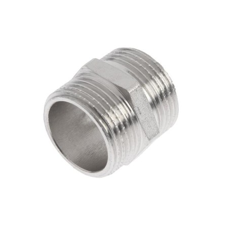 Nipple STI, 3/4 ", external thread, nickel -plated brass-1