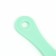 Toothbrush for dogs on a finger, silicone, 14 cm, mint