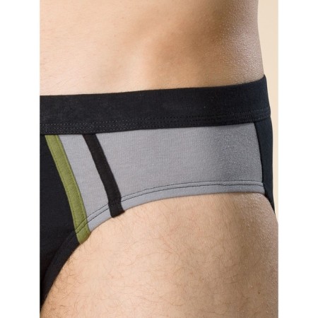 Men's panties, size 48, red color, black, 2 pcs-9