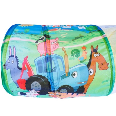 Game tunnel "Blue Tractor", in a bag-1