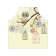 Apron kitchen with a photo print "Frightened Owls", adjustable, size OS