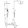 Shower system Accoona A8301, with a tropical shower, stainless steel, color satin