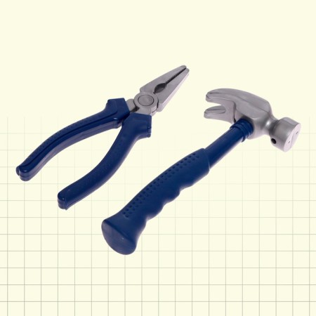 Set of tools "carpentry", 11 items, color mix-5
