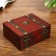 Casket Wood aged "Duke" chest with rivets 5.5x13x10.2 cm