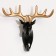 Nast-light decor "Deer" 16.5 x 16 cm, black