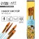 Drawing brush set 4 pcs. Synthetics flat kiss No. 4, No. 6, No. 8, No. 10