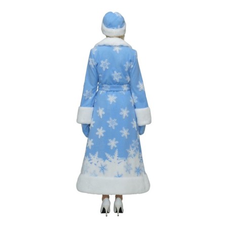 New Year! The carnival costume "Snow Maiden with stars", a fur coat, hat, mittens, p. 54-2