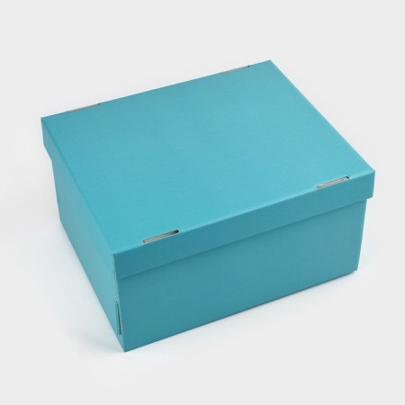 Gift folding box, packaging, “blue”, 31.2 x 25.6 x 16.1 cm-1