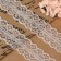 Capricon lace, 30 mm × 10 ± 1 m, white color