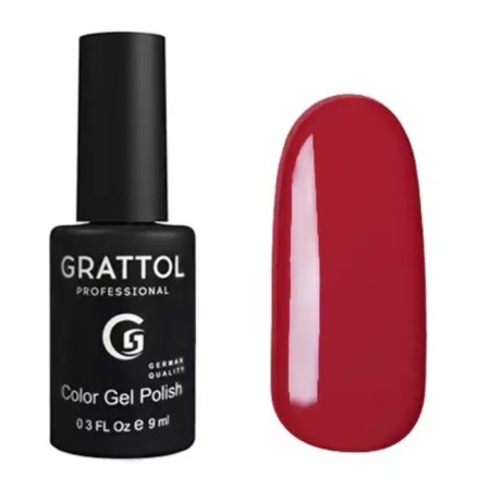 Garattol Color Gel Polish, No. 021 Red Wine, 9 ml