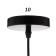 Bayerlux lamp "Smeepers" 1x60W E27 Black 35x35x27 cm