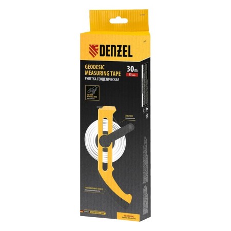 Geodesic roulette Denzel 31491, open case, metal tape, 30 m x 13 mm-4