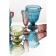Glass glass Magistro "La-Channel", 350 ml, pink color